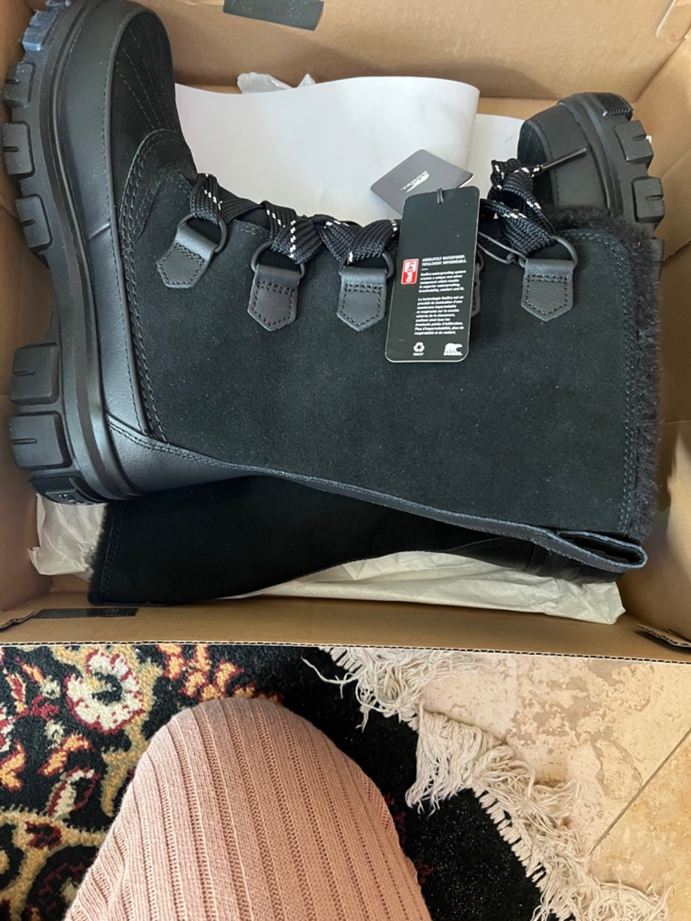 Sorel Tivoli Tall Waterproof Lace-Up Boots